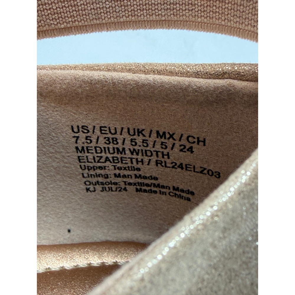 Kenneth Cole Reaction Women's Elizabeth Ballet Flats Fawn Size 7.5M NWT and BOX - Picture 9 of 10